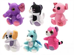 Zvířátko plyšové 15cm velké oči