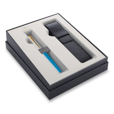 Parker 51 Premium Turquoise GT plnicí pero, hrot F, dárková kazeta s pouzdrem