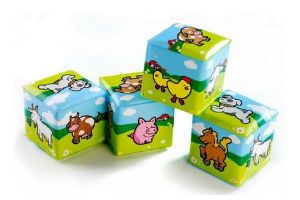 Kostka Moje první zvířátka 7x7cm