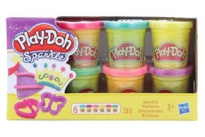 Play-Doh PD Třpytivá sada 6ks