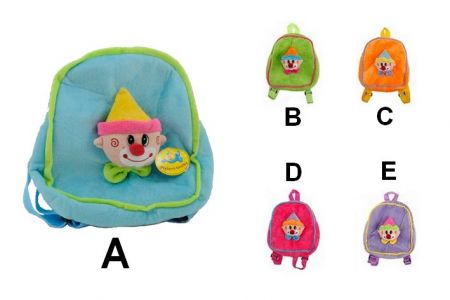 Batoh plyšový s klaunem