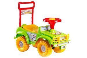 Odráředlo auto zelené 53,5x48,3x26cm