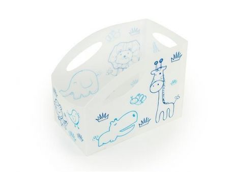 Dětský úložný box "L", velký, bílá, PRIMOBAL