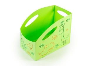 Dětský úložný box "L", velký, zelená, PRIMOBAL