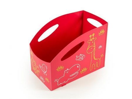 Dětský úložný box "L", velký, červená, PRIMOBAL