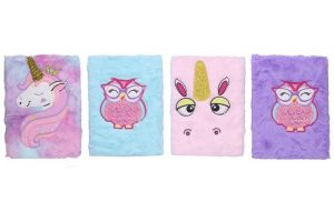 Notes 21x16cm, 80listů Plyš