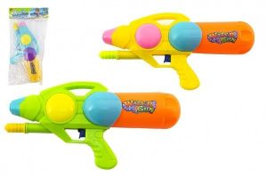 Vodní pistole plast 33cm 3 barvy v sáčku
