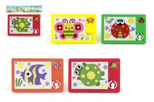 Přesouvačka hlavolam zvířátko plast 11x8cm, a druhy