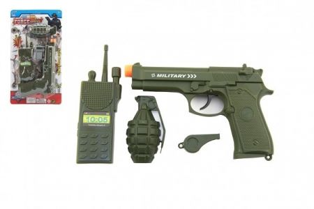 Vojenská/policejní sada plast