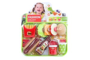 Sada jídla hamburger hotdog