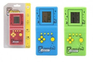 Digitální hra Padající kostky hlavolam plast 7x14,5cm