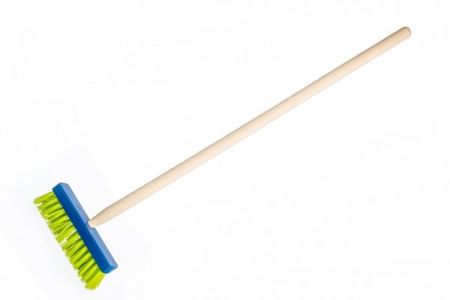 Koště modré s násadkou 80cm