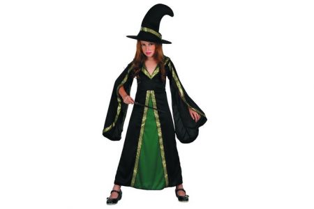 Šaty na karneval čarodějka 120-130cm