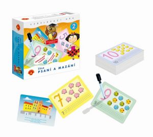 Čísla psaní a mazání 2 didaktická společenská hra