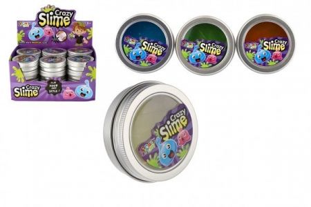 Sliz - hmota 50g barevná v plechové krabičce