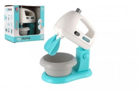 Šlehač ruční s mísou plast 17x19cm na baterie