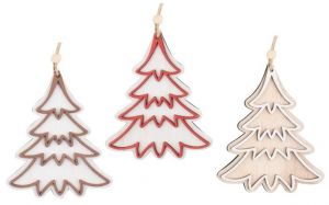 Strom dřevěný na zavěšení 11 cm