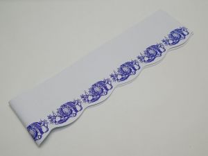 Kred.krajka modrá 90x12