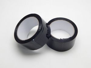 Barevná samolepící páska Reas Pack 48 mm × 66 m černá