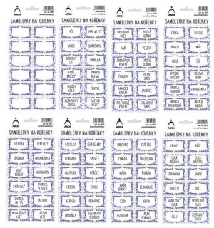 Samolepky na kořenky - levandulové