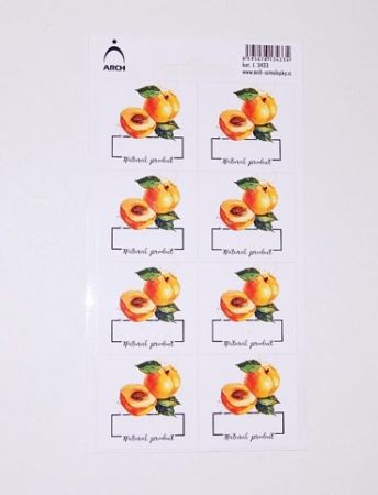 Meruňky - Natural product - 8 etiket