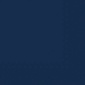 Ubrousek jednobarevný TM.MODRÝ 3-vrstvý 33x33 cm