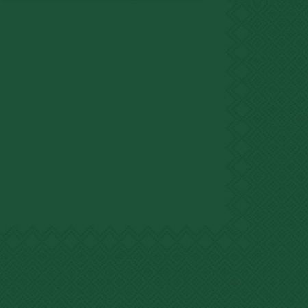 Ubrousek jednobarevný TM.ZELENÝ 3-vrstvý 33x33 cm