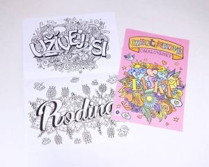 Omalovánka A4 - Odpočinkové omalovánka / BO757