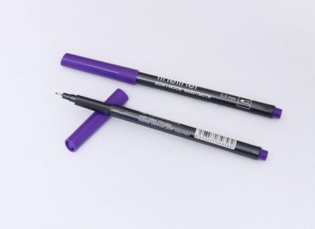 KOH-I-NOOR Popisovač fine liner 7021 fialová bledá