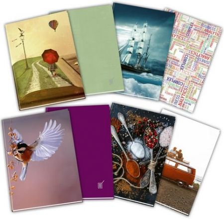 Záznamní kniha A4 linka 96 listů, s rejstříkem