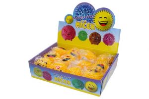 Antistresový míček - obličej svítící a pískací