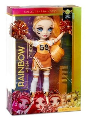 Rainbow High Fashion panenka - Roztleskávačka - Poppy Rowan