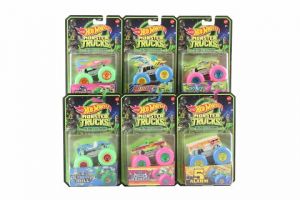 Hot Wheels Monster trucks svítící ve tmě HCB50