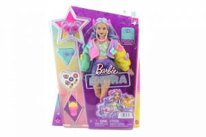 Barbie Extra - levandulové vlasy s motýlky HKP95