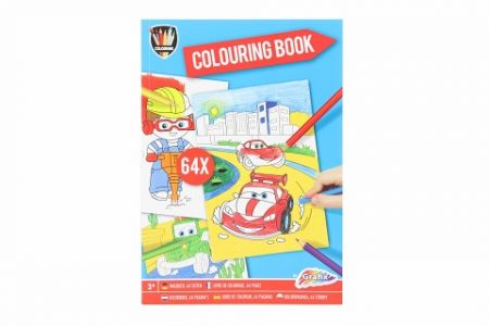 Omalovánky Auta a pracovní stroje