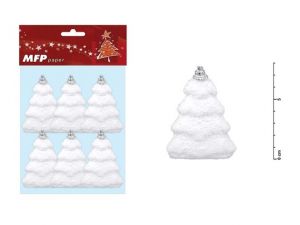 Stromeček 7,5x6,5cm/6ks sypaný