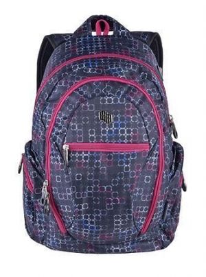 Batoh "Dobby Light Show", šedá-růžová, 30 litrů, PULSE