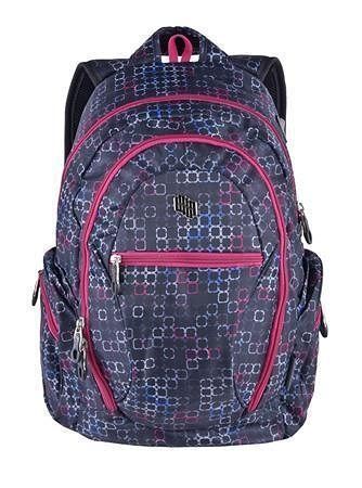 Batoh "Dobby Light Show", šedá-růžová, 30 litrů, PULSE