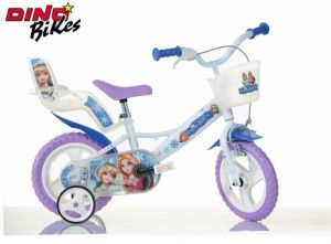 DINO Bikes - Dětské kolo 12"" Snow Queen 2022