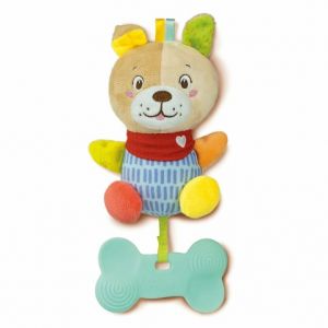 Pes měkké chrastítko