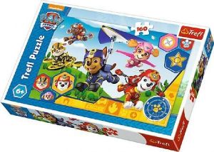 Puzzle Paw Patrol/Tlapková Patrola 41x27,5cm 160 dílků v krabici 29x19x4cm