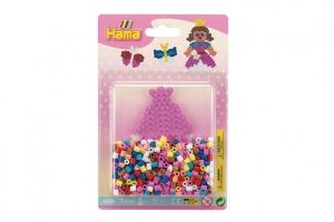 Zažehlovací korálky Hama Princezna 450ks + podložka na kartě 12x18cm