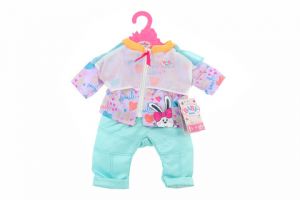 BABY born Oblečení na volný čas zelenomodré, 43 cm