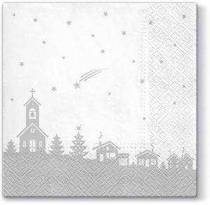 Ubrousek P 33x33 vánoční SPM250019