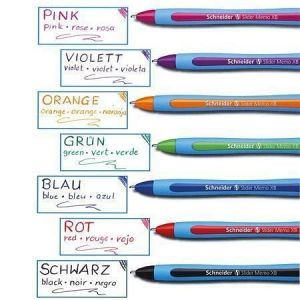 Kuličkové pero "Slider Memo", černá, 0,7mm, s uzávěrem, SCHNEIDER