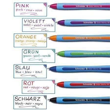Kuličkové pero "Slider Memo", černá, 0,7mm, s uzávěrem, SCHNEIDER