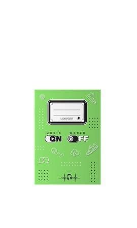 Sešit "Music on-off", A5, linkovaný, 34 listů, ICO 7500085022