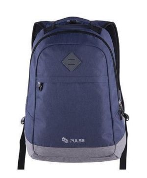 Batoh "Bicolor", modrá-šedá, 20 litrů, s přihrádkou na notebook, audio konektor, PULSE