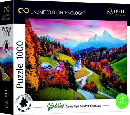 Puzzle prémiové Bavorské Alpy 1000 dílků