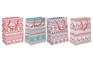 Dárková taška S 18x23x10cm Vánoce